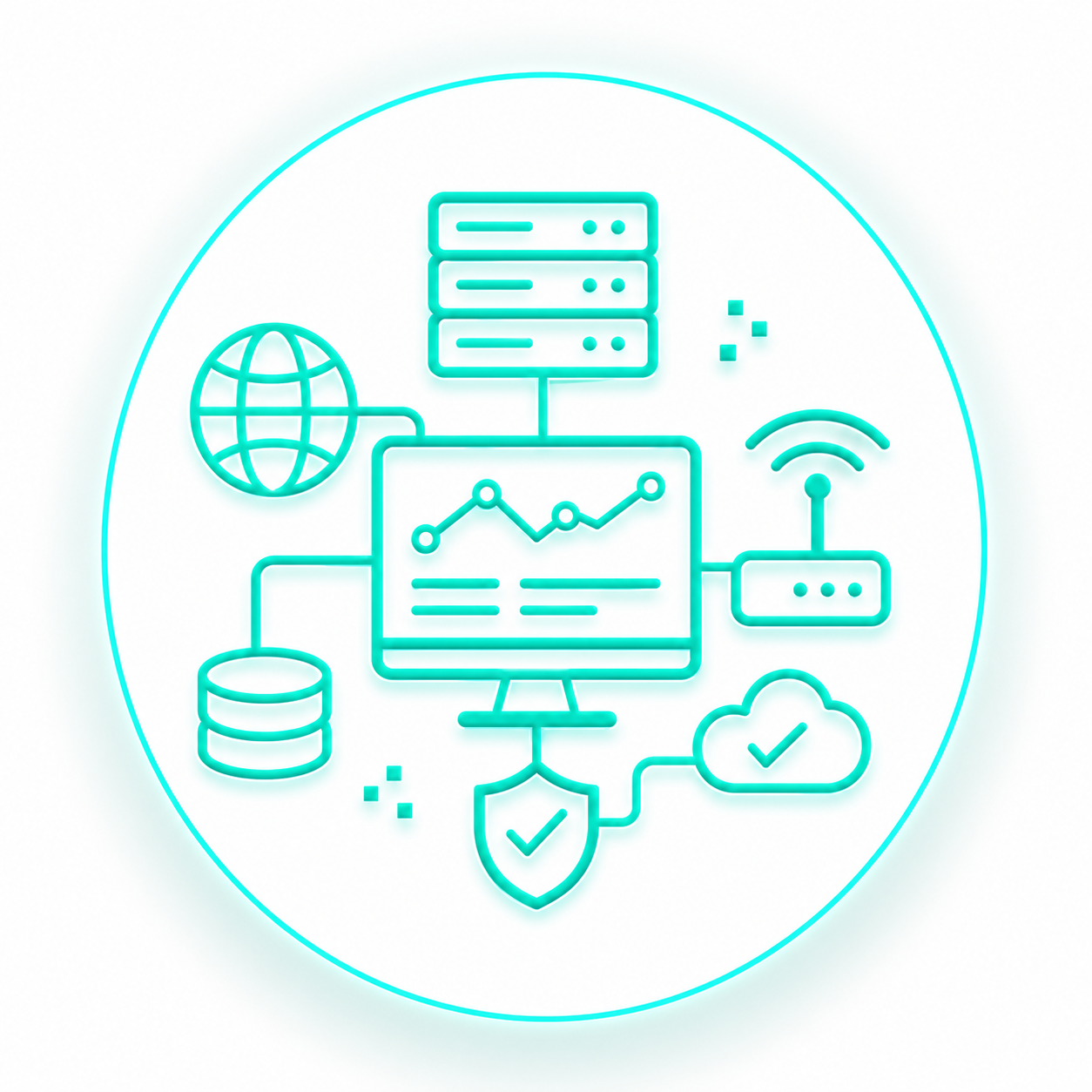Ilustração de Network Operations Center